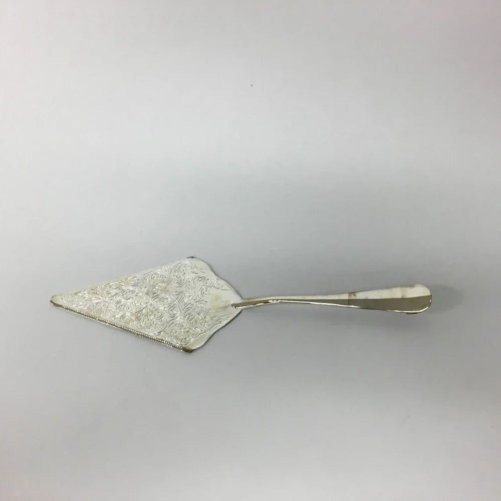 Silver-Plate Serving Set Piece - Silver